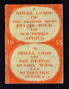 1955 British Lions rugby tour to South Africa itinerary - issued by Shell (South Africa)