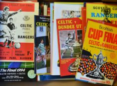 Collection of Scottish Cup Final football programmes also Scottish League Cup Finals, also