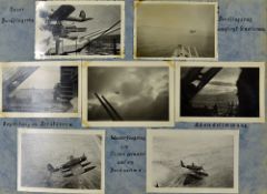 WWII German Battleship 'Gneisenau' Photo Album an album of a crew member from the German
