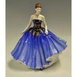 Royal Doulton Bone China Classics 'Abigail' Royal Doulton Lady of the Year 2006, measures 27cm