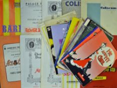Selection of Mixed Theatre Programmes includes Musicals, Ballet and Opera from 1920s onwards, 1950
