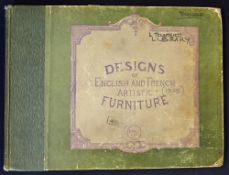 E. Kahn. Co Ltd Furniture Catalogue London. Circa 1890 - 1910 a very fine and attractively