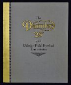 Automotive - The Daimler '25 Catalogue 1933 a quality 16 page catalogue illustrating and detailing