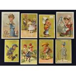 Selection of 1870-1890s French Merchandising Cards largely correlating to Lyon, varying sizes, all