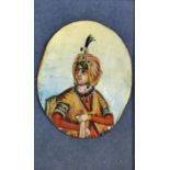 Sikh - Maharaja Duleep Singh as a child Indian Miniature painting Circa 1840s Punjab stunning