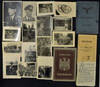 WWII US POW Luftwaffe extensive paperwork belonging to Paul Mertz Luftwaffe Constructions