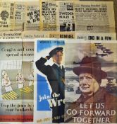 1940-1945 War Time Newspaper Selection featuring German material within Daily Mirror, The Daily