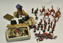 Mixed Selection of Figures to include Soldiers on Camels, British Foot band figures, selection of