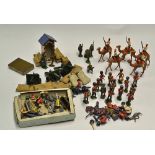 Mixed Selection of Figures to include Soldiers on Camels, British Foot band figures, selection of