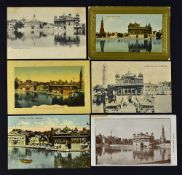 India - Sikh - Amritsar Punjab Vintage Postcard Collection 1900s vintage postcards Sikh related with