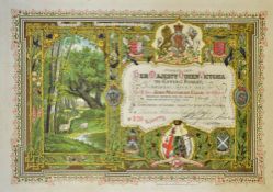 Visit Of Her Majesty Queen Victoria To Epping Forest a Most Beautiful Invitation Souvenir Invitation