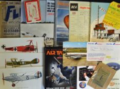 Aeronautica - Assorted Publications, Brochures and Ephemera with content including The First Croydon
