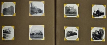 Transport - Locomotive -c.1930s Photo Album contains British locomotive photographs, with detailed