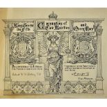 1911 Giant Invitation to Coronation of King George V and Queen Mary at Westminster Abbey Allegorical