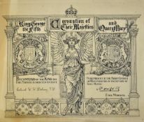 1911 Giant Invitation to Coronation of King George V and Queen Mary at Westminster Abbey Allegorical
