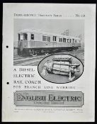 Transport - Diesel Electric Rail Coach For Branch Line Working 1935 made by English Electric. A 12