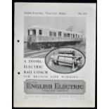 Transport - Diesel Electric Rail Coach For Branch Line Working 1935 made by English Electric. A 12