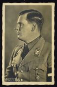 Baldur von Schirach Signed Photocard by Hoffman, head of the Hitler youth from 1931 to 1940 plus