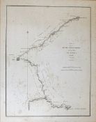 China Map 1793 Sketch of the Pay-Ho or White River and of the road from PEKIN to GEHO taken 1793,