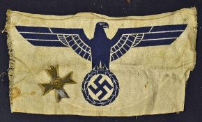 WWII German War Merit Cross Medal - issued to civilians who supported the War effort in a non-