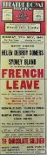 1940 Theatre Royal Brighton Poster dated Monday 27th May, in black, red and white print the
