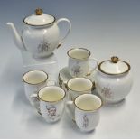 Countess Grey Bergamot Tea Set 'The Countess Grey Collection' consisting of teapot and caddy limited