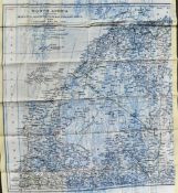 WWII K3 North Africa H2 Spain Double Sided Rayon Map entitled North Africa containing Morocco,