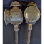 Two Lamps with McNaught &Co. Worcester and London requires a good clean (2)