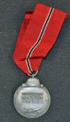 WWII 1941/1942 German East Russia Medal 'Winterschlacht im Osten 1941/1942', with original ribbon,
