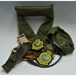 Wessex HU5 Helicopter Pilot Life Vest and Inner Helmet Cover (848 Naval Air Squadron Falklands War