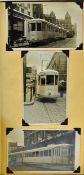 Transport - Interesting Selection of c. 1950s Tramway Photographs all contained within book with