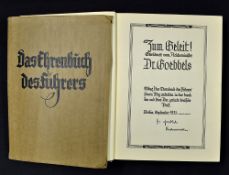Rare 1934 The Honorary Book of the Führer 'Das Ehrenbuch des Führers' a large book in honour Adolf