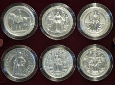 Great Seals Of The Realms Medal Collection an impressive six medal collection of 5 ounce pure silver