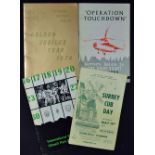 Boys Scout Publications to include 1963 Operation Touchdown, 1974 Golden Jubilee Year, 1966