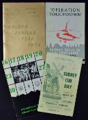 Boys Scout Publications to include 1963 Operation Touchdown, 1974 Golden Jubilee Year, 1966