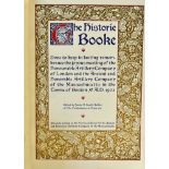 'The Historie Booke' a tale of two worlds and five centuries 1537, 1638, 1903 remembrance of the