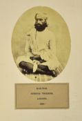 India - Punjab - Lahore Khatris Sikh Hindoo Traders Albumen Photo 1860s an early albumen photo