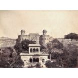 India and Punjab - Lahore Fort Albumen photograph of the Lahore Fort, by Bourne, c.1860s.