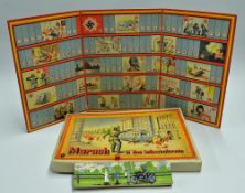 Scarce WWII German Board Game - Marsch in den Luftschutzraum - [Hurry into the Air Raid Shelter],