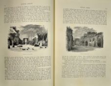 The Ruined Abbeys of Britain Books by Frederick Ross, illustrated, William Mackenzie, London,