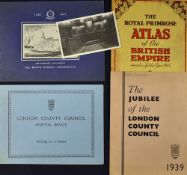 London County Council Pamphlets to include 1939 The Jubilee of the London County Council, London