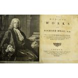 1762 The Medical Works of Richard Mead Book Physician to his late Majesty King George II Fellow of