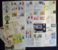 Assorted Selection of First Day Covers, some signed Aviation related 1982 Concord signed by 3,