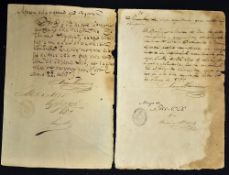 Cuba - Slavery Manumission Manuscripts 1875 includes two manuscripts notarized contents Slave for