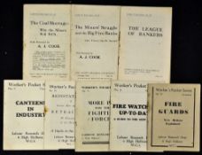 Worker's Pocket Series Booklets to include Fire Watching Up-To-Date, Canteens in Industry, More