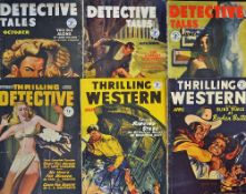1950s Street and Smith's 'Detective Monthly' Magazines includes 1954, 1955 and 1956 issues