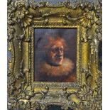 Moroney, Ken (b.1949) Original Painting Veteran Clown oil on board, signed and dated 1977, framed