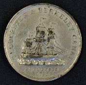 Maritime - 1827 Gloucester & Berkeley Ship Canal Medallion commemorating the Opening obverse.