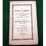 JD - "The Secrets Of Angling" originally published in 1613, this edition edited by Piscator,