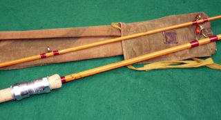 ROD: Fine Hardy JJH Palakona Spinning rod, fully refurbished by John Brough and unused since,